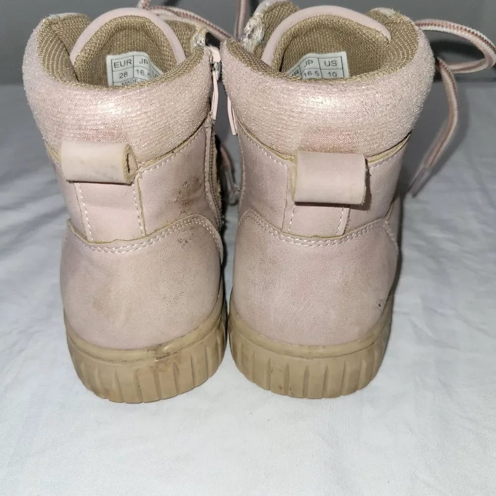 Girls Size 10 Blush Dusty Rose Boots